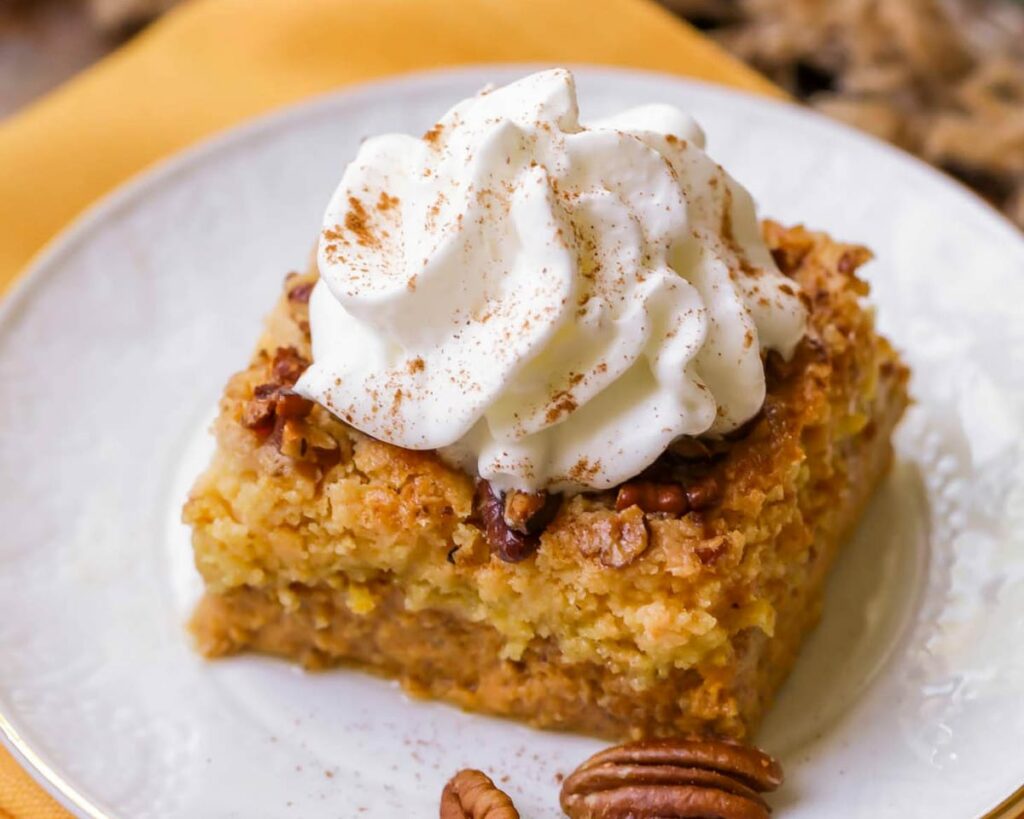 pumpkin dump cake