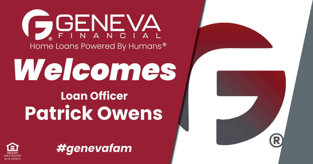 Geneva Financial Welcomes New Loan Officer Patrick Owens