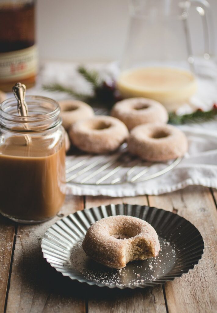 eggnog donuts