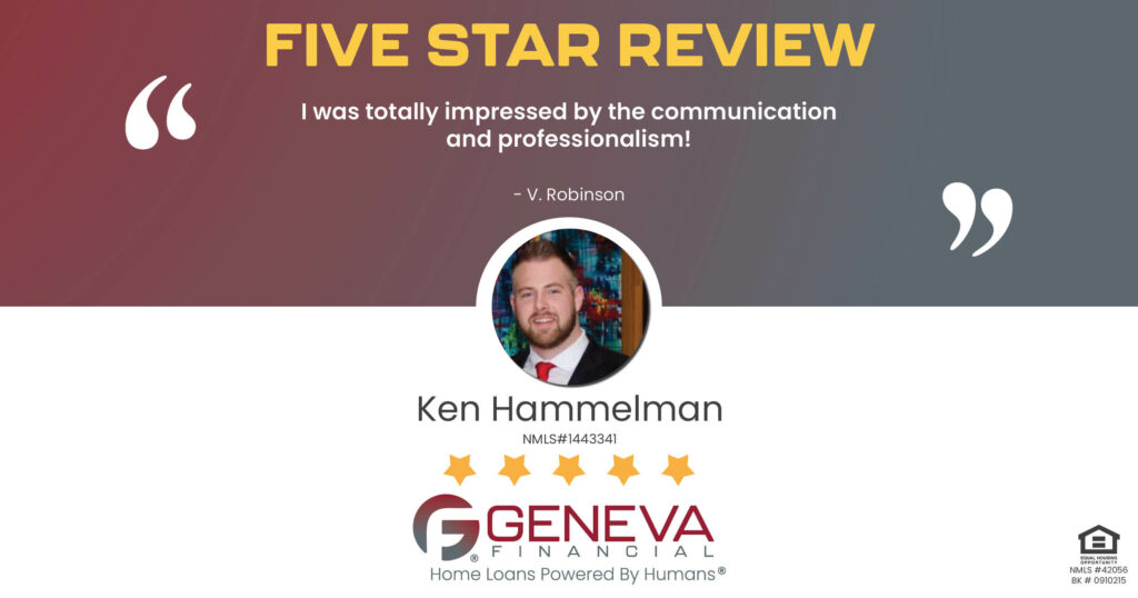 5 Star Review for Ken Hammelman, Licensed Mortgage Branch Manager with Geneva Financial, Chesterfield, MO – Home Loans Powered by Humans®.