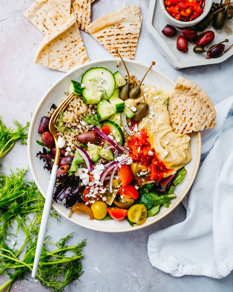 Quick Hummus Bowl 