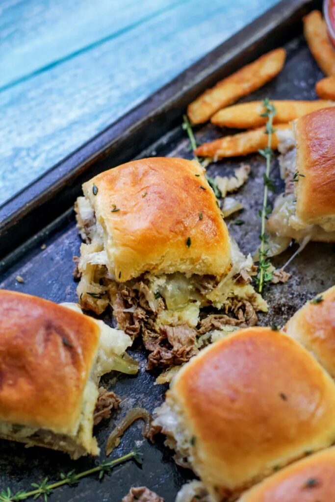 Philly Cheesesteak Sliders