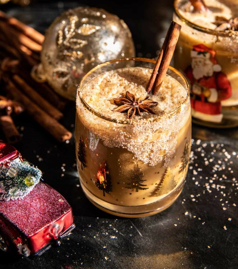 Dirty chai cocktail