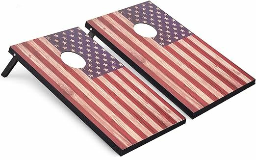 American Flag Cornhole Set